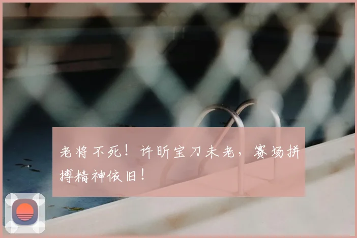 老将不死！许昕宝刀未老，赛场拼搏精神依旧！